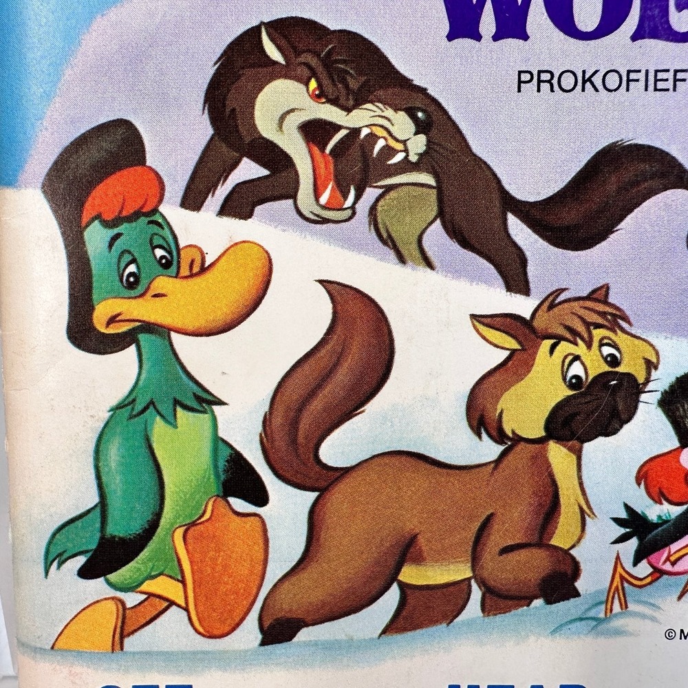 Peter and the Wolf Prokofieff Walt Disney Vinyl Record & 24page Book 1968 33LPR - Picture 8 of 16